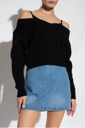 T by Alexander Wang Off-the-shoulder sweater