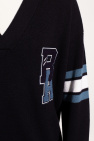 BOSS x Russell Athletic NAVY BLUE Sweater with logo patch