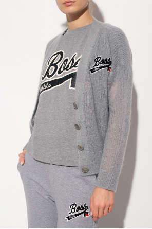 BOSS x Russell Athletic Mohair cardigan