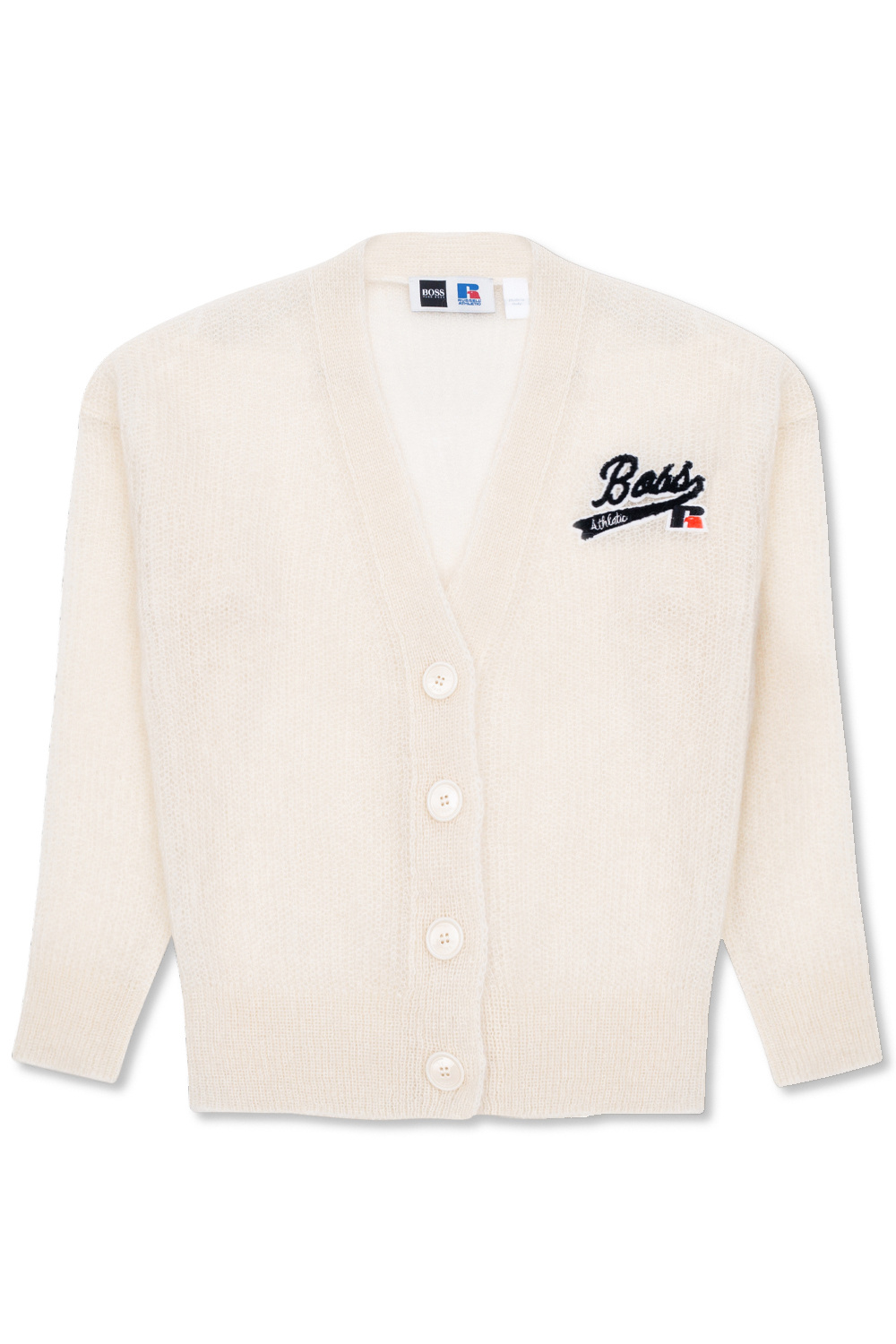 BOSS x Russell Athletic Mohair cardigan