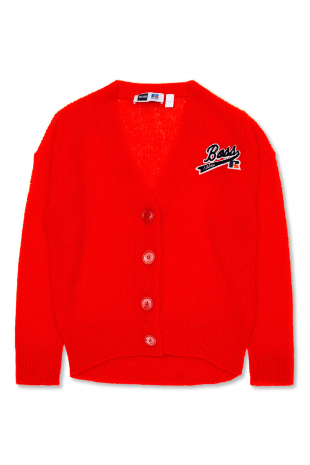 BOSS x Russell Athletic Cardigan with logo