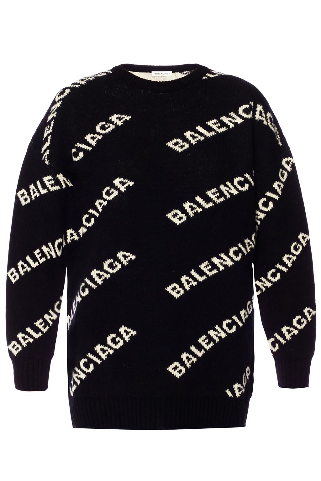 Balenciaga Logo-embroidered sweater | Women's Clothing | Vitkac