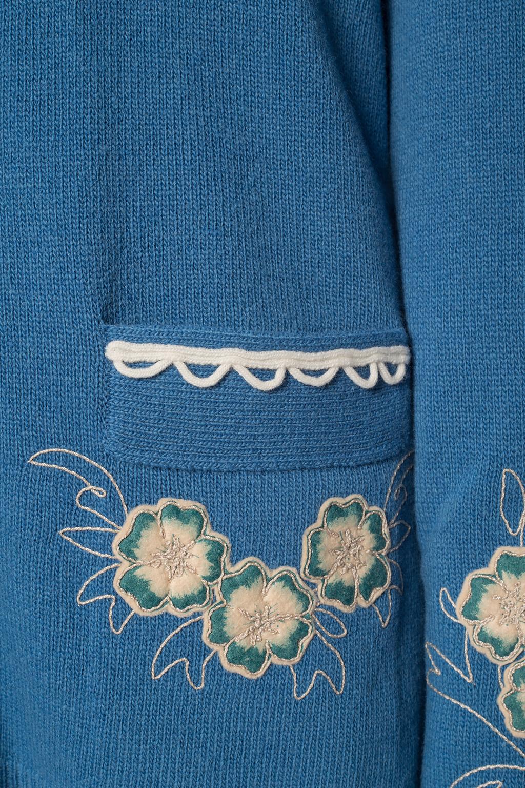 Gucci X NY Yankees Blue Wool Embroidered Sweater Dress S Gucci