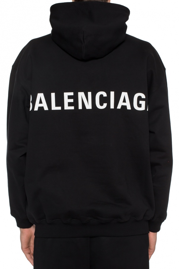 balenciaga back logo sweatshirt