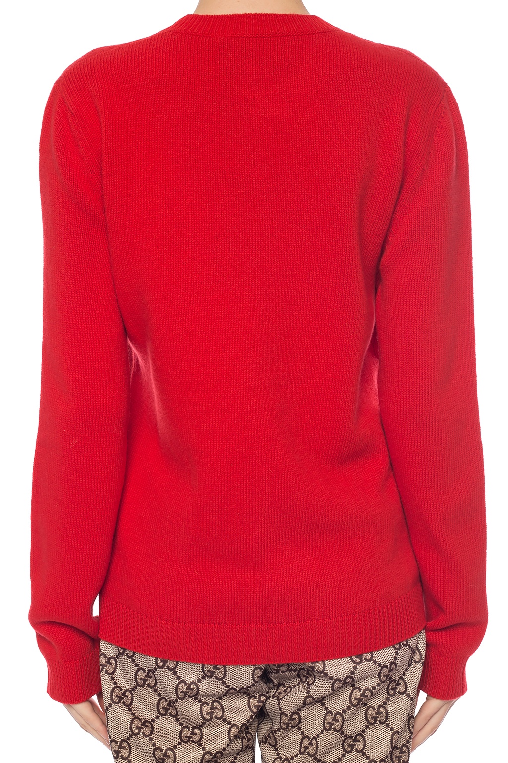 Gucci Womens NY Yankees Wool Red Sweater Pullover – Debsluxurycloset