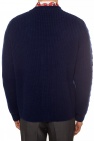 Gucci NAVY BLUE Wool cardigan with logo