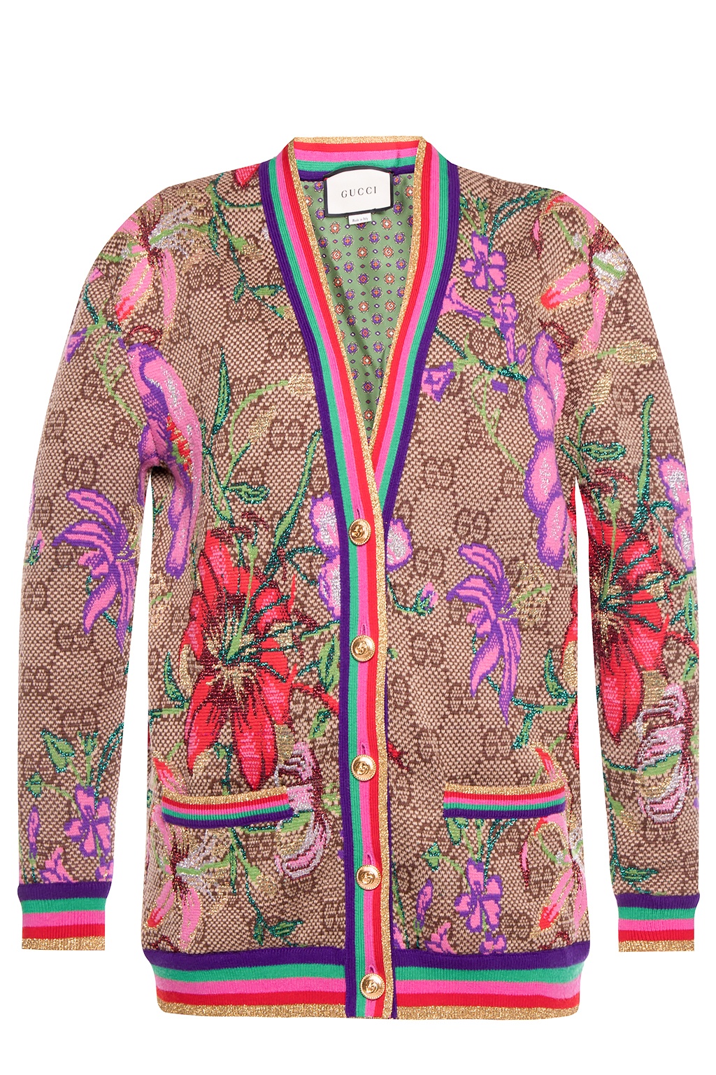 gucci floral cardigan