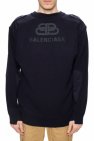 Balenciaga BLACK Knitted sweater with logo