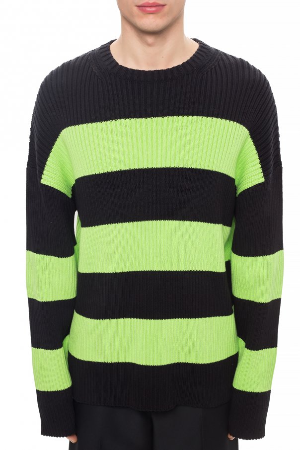 balenciaga striped sweater