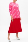 Balenciaga PINK Logo oversize sweater