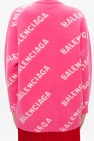 Balenciaga PINK Logo oversize sweater