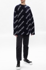 Balenciaga NAVY BLUE Sweater with logo