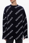 Balenciaga NAVY BLUE Sweater with logo