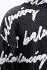 Balenciaga BLACK Turtleneck sweater with logo