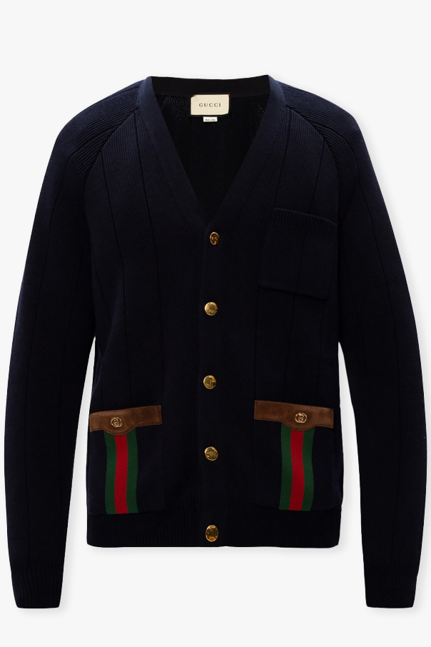 gucci Angeles Logo cardigan