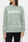 Alexander McQueen GREEN Cotton sweater with logo