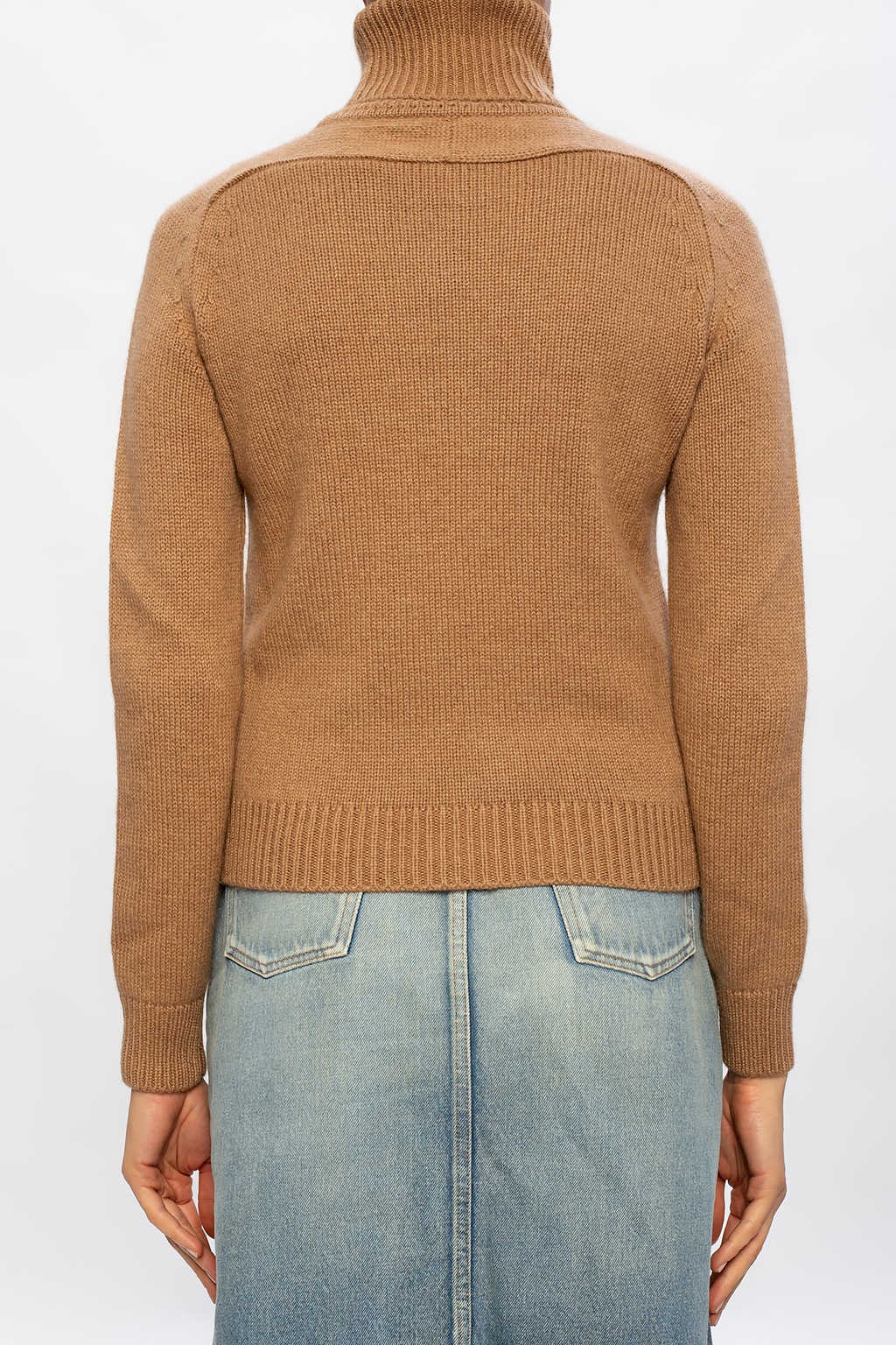 Saint Laurent Rib-knit turtleneck sweater