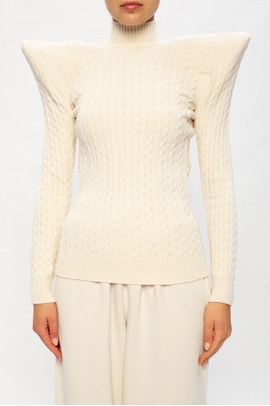 Balenciaga Wills Sweater with removable shoulder pads