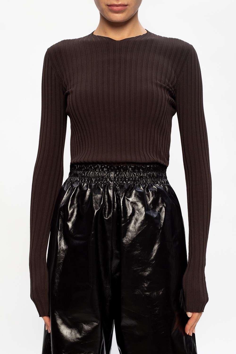 Bottega Veneta Ribbed top