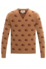 Gucci BROWN Wool sweater with logo