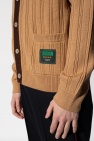 Gucci BROWN Ribbed cardigan
