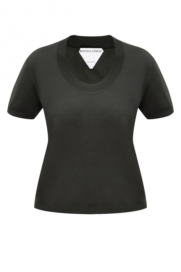 Bottega Veneta bottega veneta triangle detail high neck top item