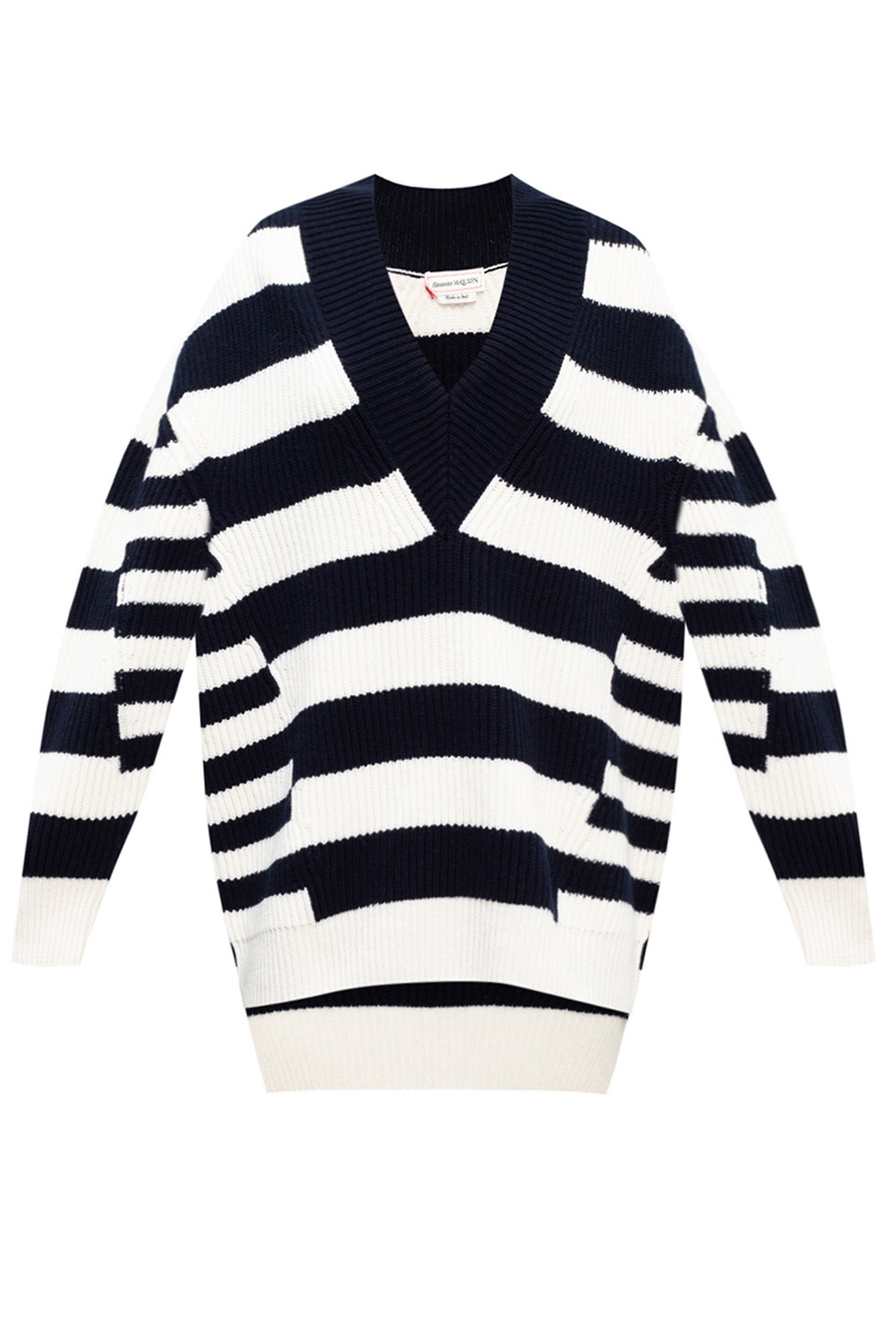 Alexander McQueen Striped wool sweater