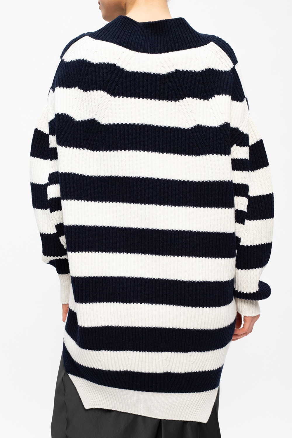 Alexander McQueen Striped wool sweater