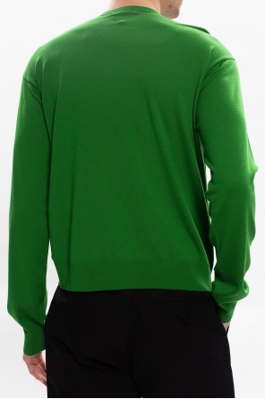 bottega leather Veneta Cut-out sweater