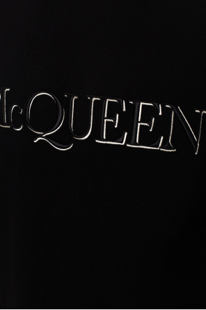 Alexander McQueen Logo-embroidered sweater