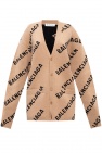 Balenciaga BROWN Cardigan with logo