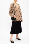 Balenciaga BROWN Cardigan with logo