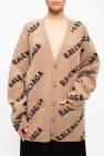Balenciaga BROWN Cardigan with logo