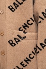 Balenciaga BROWN Cardigan with logo