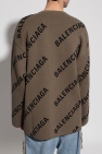 Balenciaga Logo-embroidered sweater