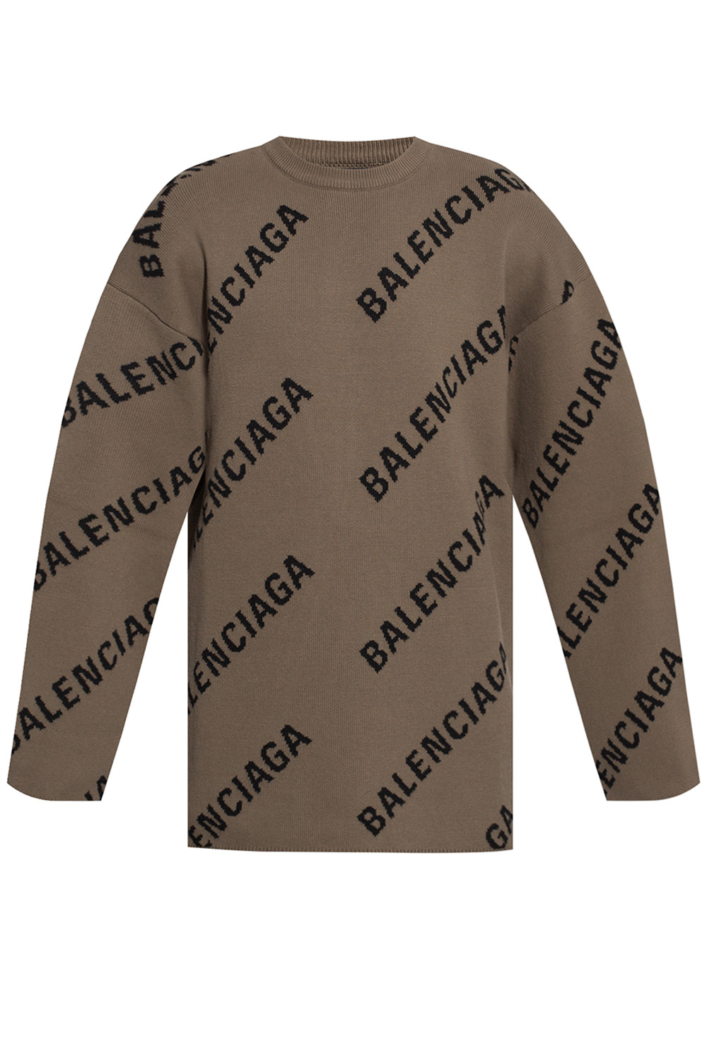 Balenciaga Logo-embroidered sweater