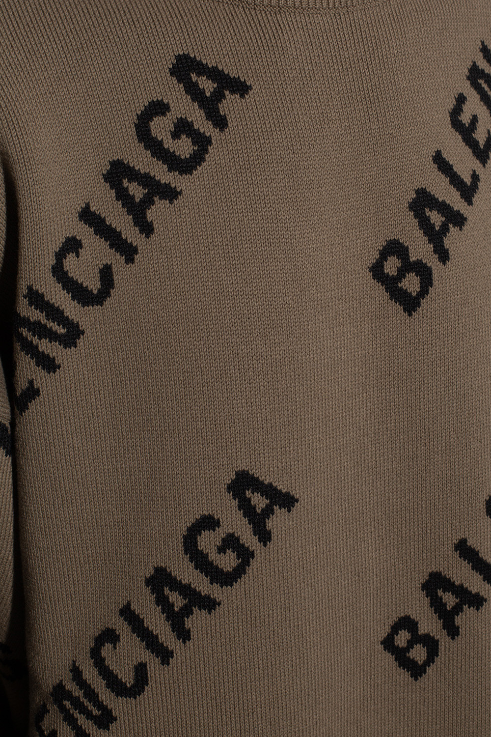 Balenciaga Logo-embroidered sweater