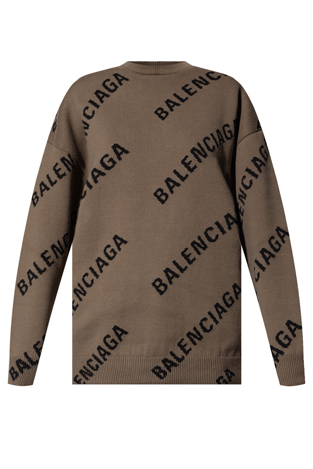 Balenciaga Logo-embroidered sweater