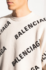 Balenciaga WHITE Sweater with logo