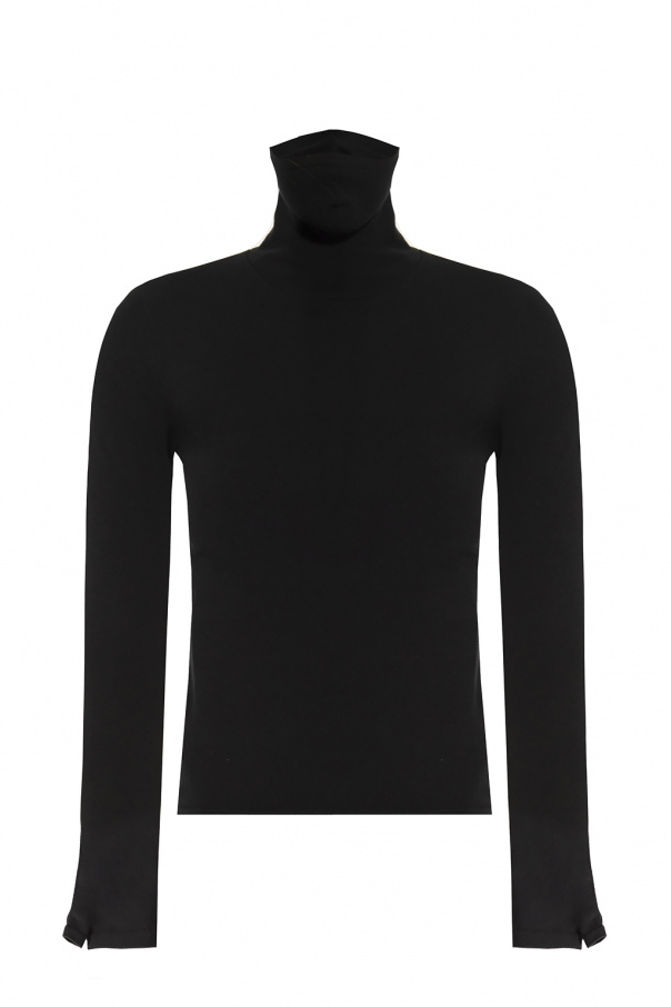Balenciaga Turtleneck sweater with cut-outs