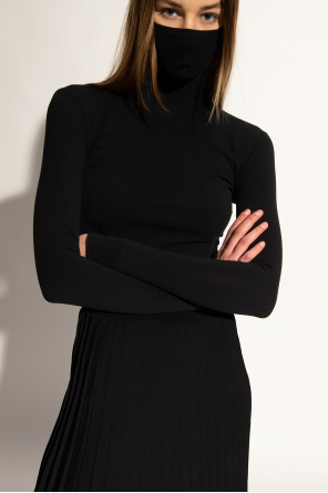 Balenciaga Turtleneck sweater with cut-outs