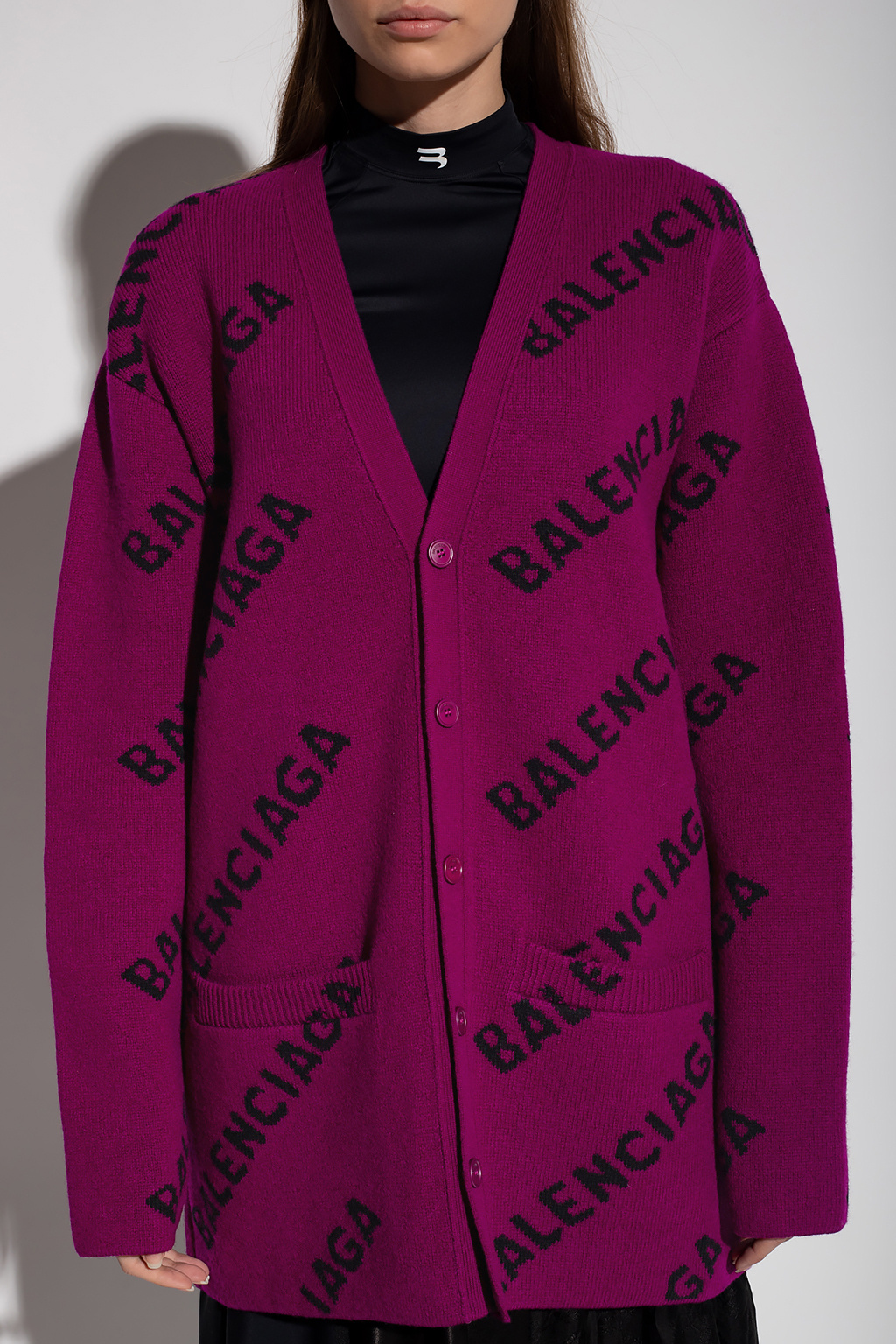 Balenciaga Cardigan with logo