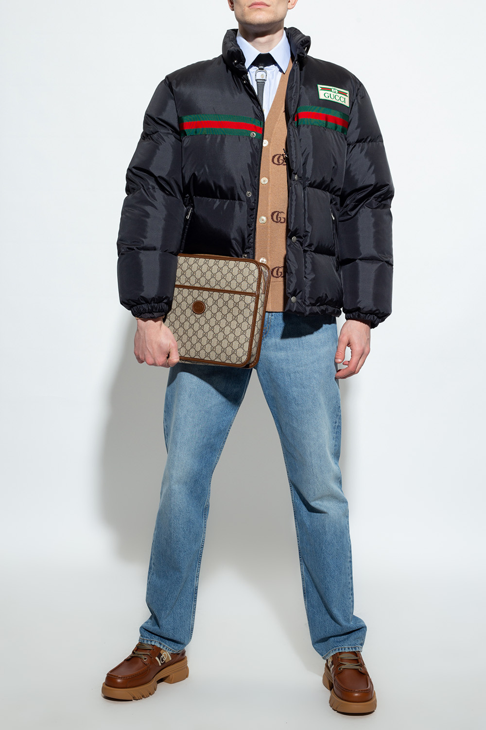 Gucci Cashmere cardigan with logo