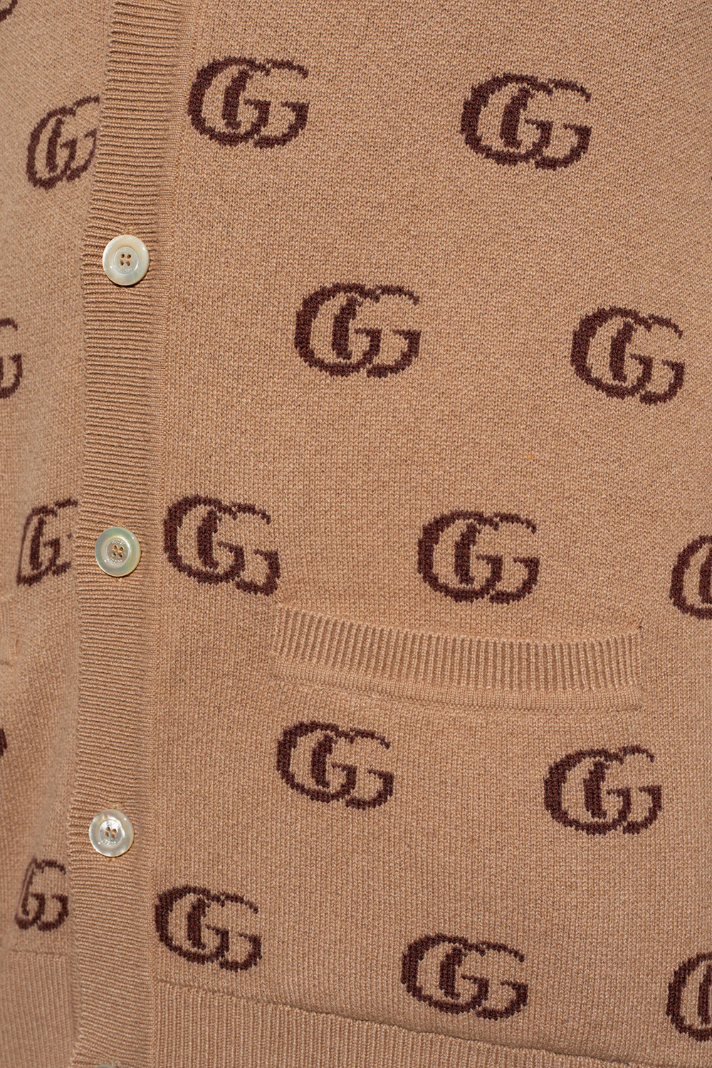 Gucci Cashmere cardigan with logo