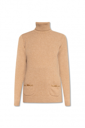 gucci horsebit embellished knitted top item