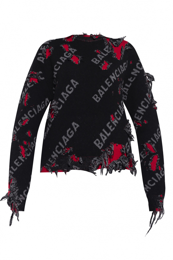 Balenciaga icon sweater with pjbuz