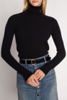Saint Laurent BLACK Knitted turtleneck sweater