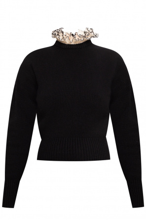 Alexander McQueen logo patch crew-neck sweatshirt