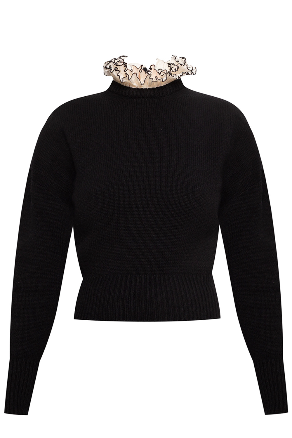 Alexander McQueen Sweater with frills