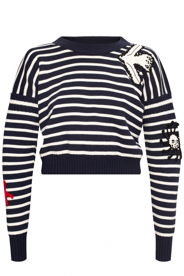 Alexander McQueen Patched sweater
